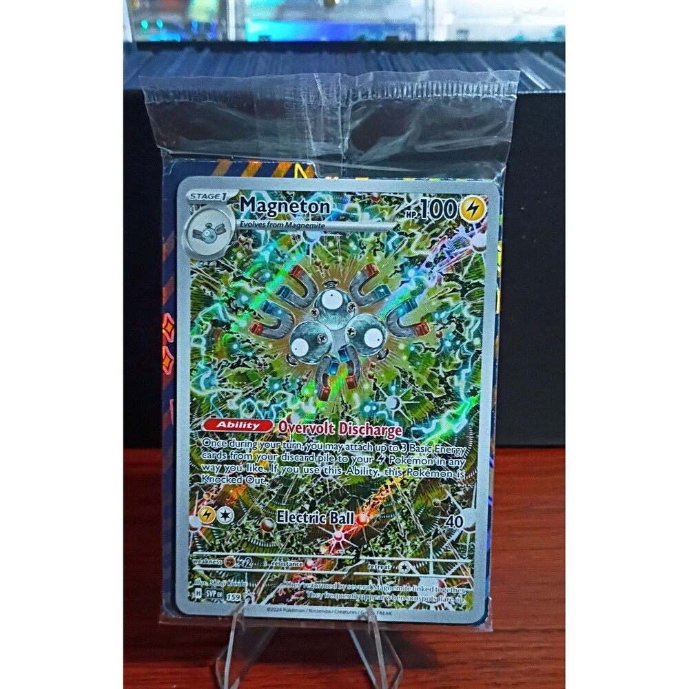 Magneton -159 Sv: Scarlet & Violet Black Star Promo Sealed With Dividers ETB